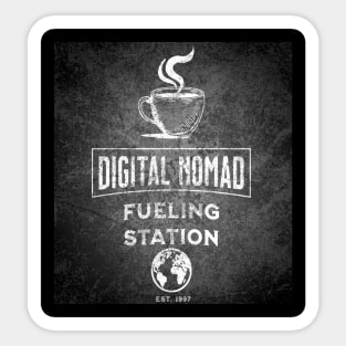 Coffee For Digital Nomads Sticker